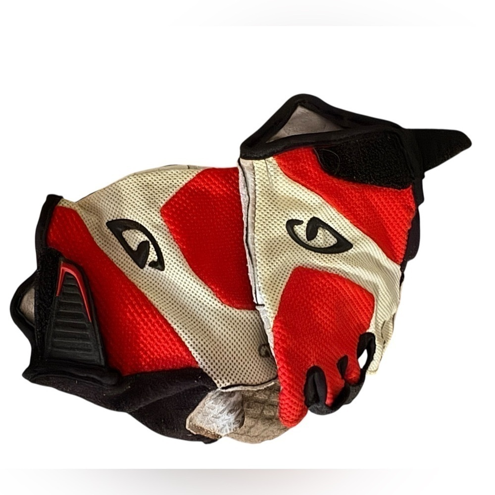 Red and black Cycling Gloves